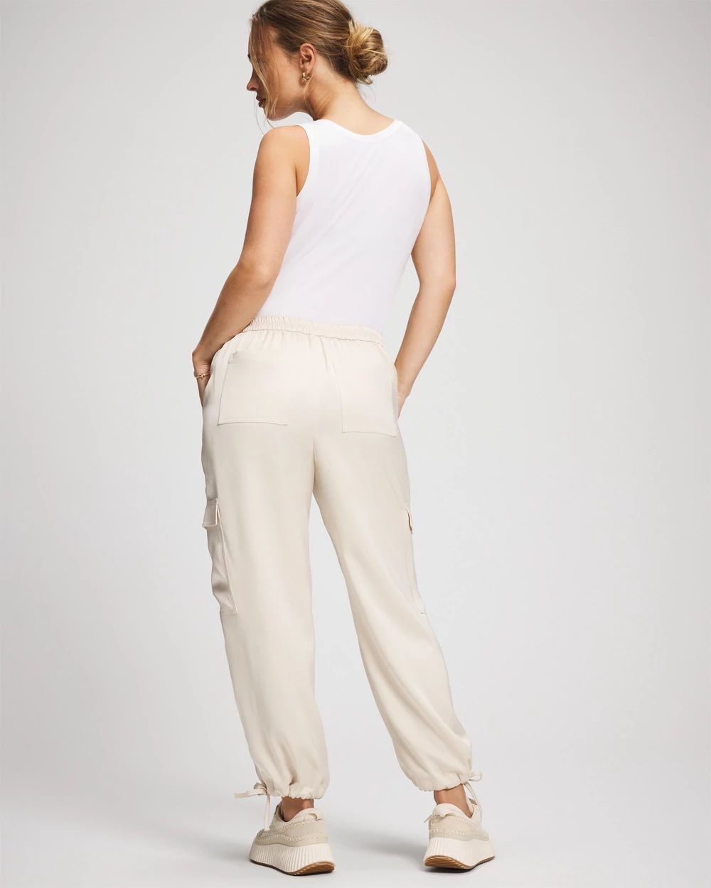Satin Relaxed Cargo Pant | Soma